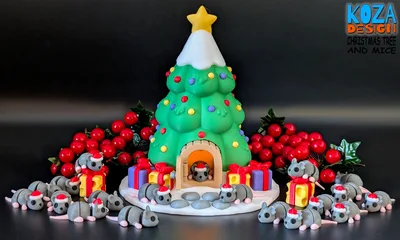 Christmas Tree AND Mice