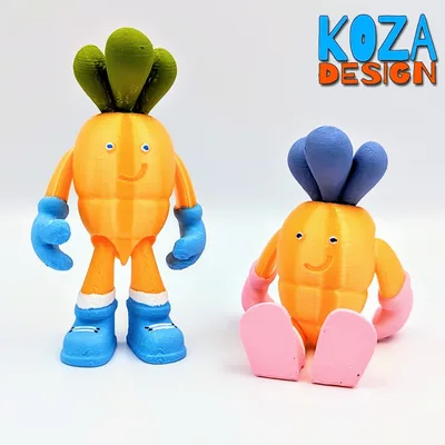 Flexy Carrot And Phone Holder
