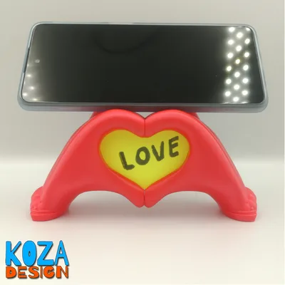 Heart Hands Phone Holder And Picture Frame