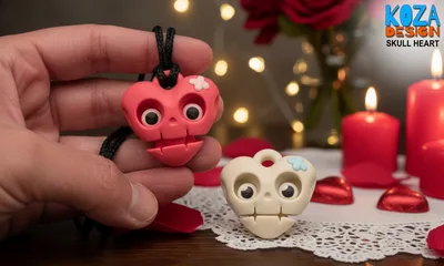 Heart Skull