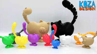 HeartCat With Flexy Tail