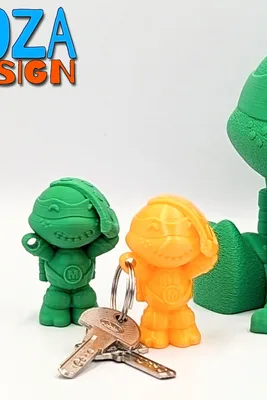Michelangelo Keychain