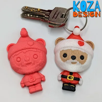 Santa Teddy Bear