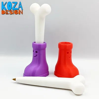 Smiling Boot Pen Holder