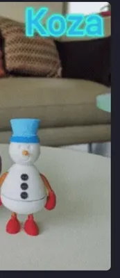 Snowman in Underwear (Small)