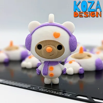 Snowman Teddy