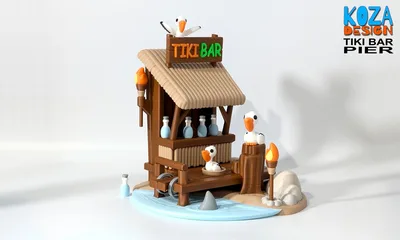Tiki BAR AND Pelican