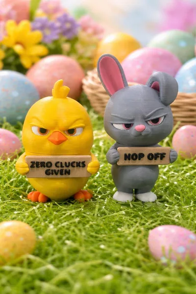 Easter Chick and Bunny