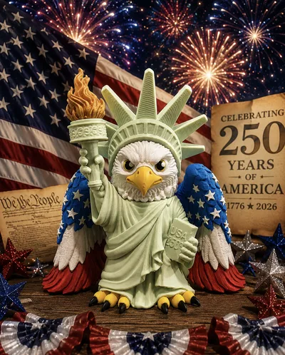 Liberty Statue Eagle